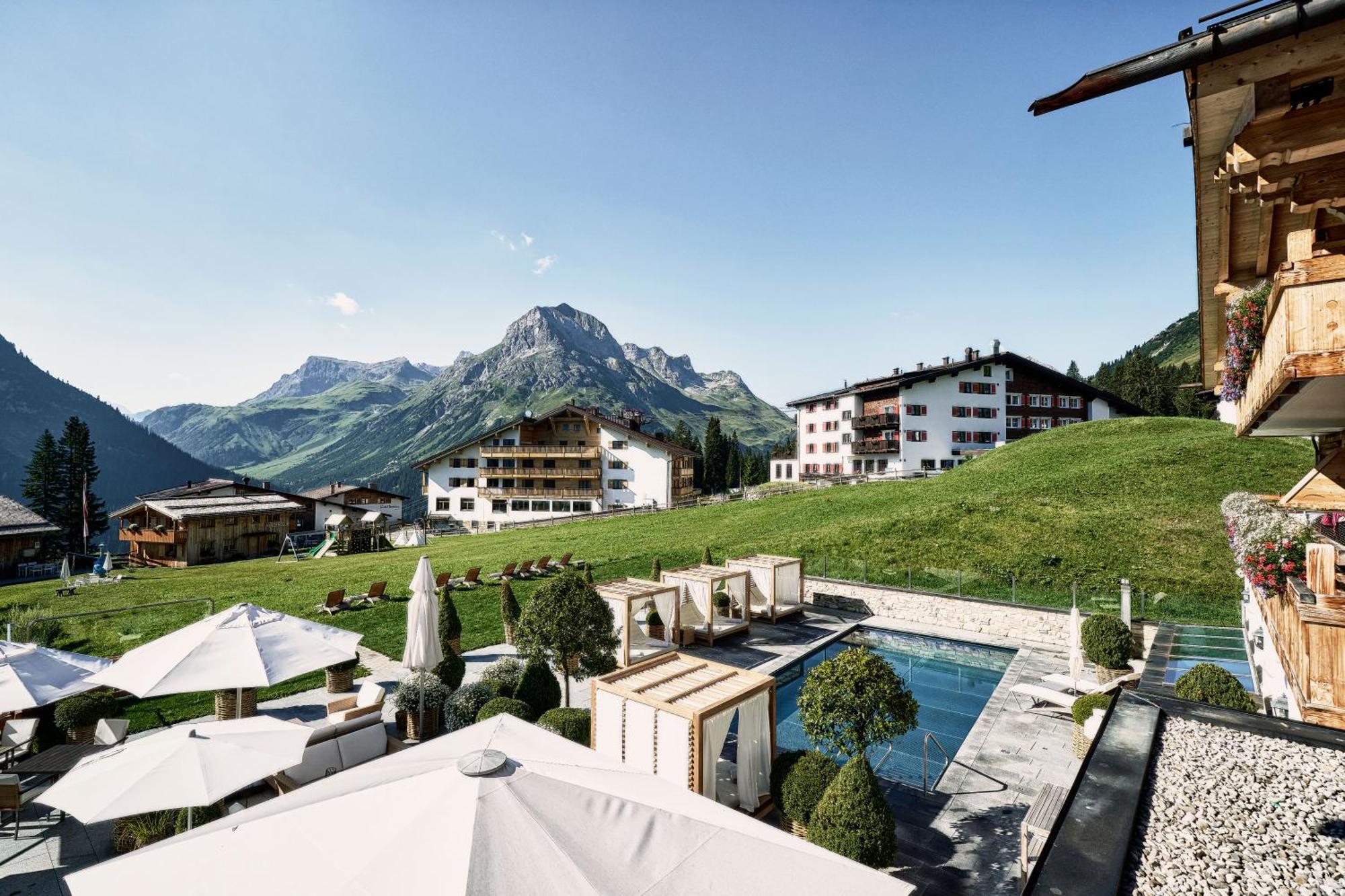 Burg Vital Resort Lech am Arlberg Esterno foto